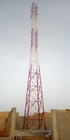 برج هوائي ميكروويف فولاذي ثلاثي القوائم بطول 50 مترًا ، برج اتصالات دعم ذاتي