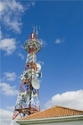 3 أرجل أنبوب الميكروويف الاتصالات برج خلية متنقلة متعددة الوظائف