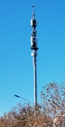 تركيب بسيط برج اتصالات أنبوب واحد مع دعم الهوائي
