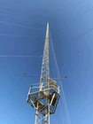 Q235 المجلفن زاوية الصلب خلية متنقلة برج 4 أرجل معدات البث التلفزيوني الإذاعي
