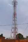 إشارة راديو التلفزيون الساخن DIP المجلفن الصلب هوائي برج المحمول 10-80m