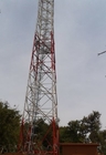 إشارة راديو التلفزيون الساخن DIP المجلفن الصلب هوائي برج المحمول 10-80m