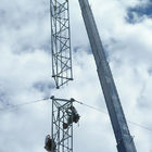 برج من الصلب المجلفن ISO2008 9001 لقياس الرياح