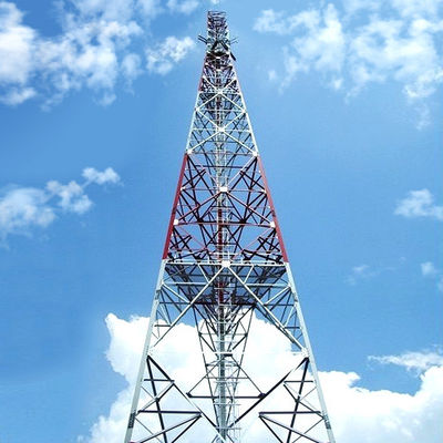 برج هوائي ذاتي الدعم 10M 3 أرجل 5G