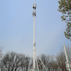 هوائي جي إس إم للاتصالات السلكية واللاسلكية 15 م برج اتصالات أحادي القطب