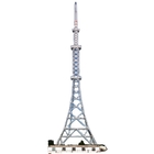 100m CDMA موبايل برج الاتصالات تراجع الساخنة المجلفن مع الأقواس