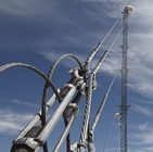 برج أسلاك الفولاذ للاتصالات السلكية واللاسلكية 15 م