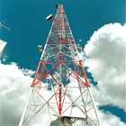 3 أو 4 أرجل برج شبكي للاتصالات أنبوبي زاوي